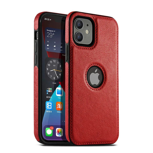 Luxury Leather Phone Case for Iphone 11, 12, 13, 14, 15 models