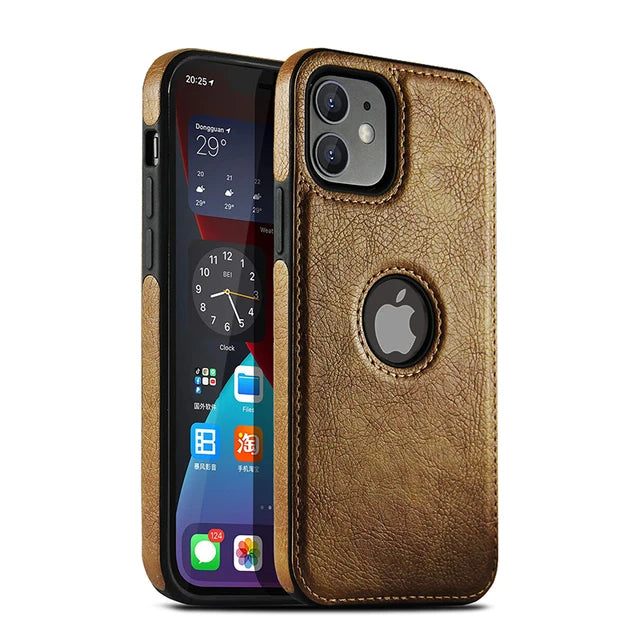 Luxury Leather Phone Case for Iphone 11, 12, 13, 14, 15 models